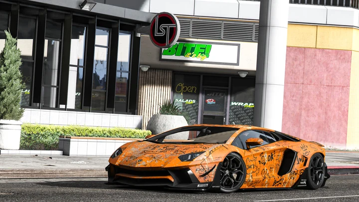 Ливрея для Lamborghini Aventador LP700-4 LB Works
