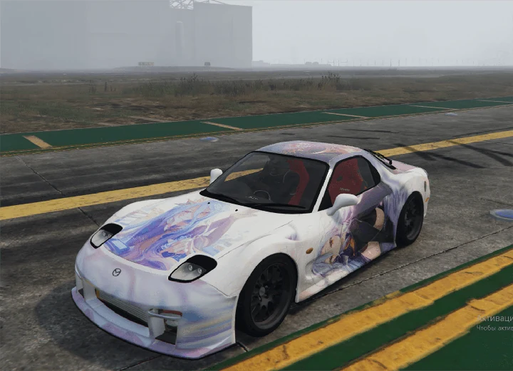 [Itasha] Mazda RX-7 Asuka - Широ из No Game No Life