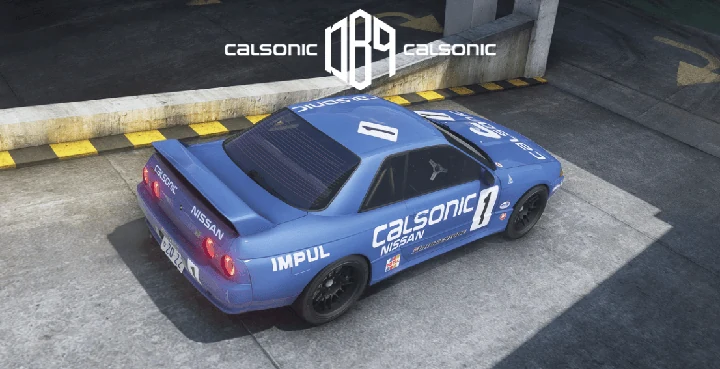 Ливрея Calsonic для Skyline GT-R R32