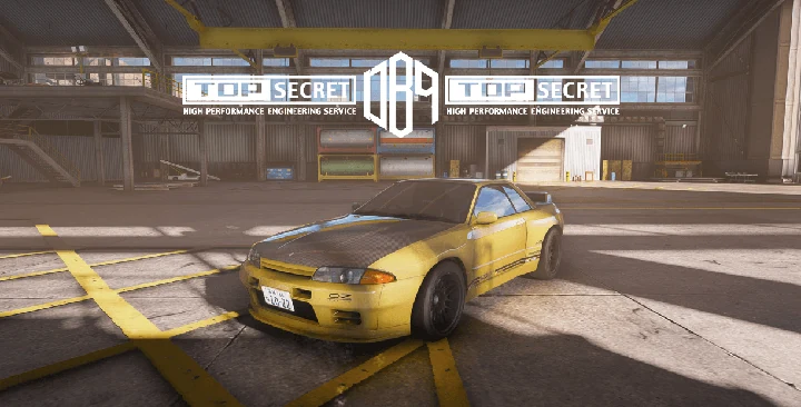 Уличная гоночная ливрея TOP SECRET (VR32) для Nissan Skyline GT-R R32