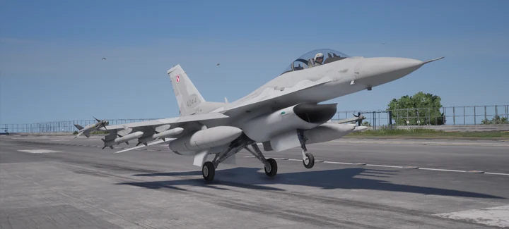 Ливрея F-16C Jastrząb ВВС Польши