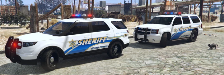 Мини-набор ливрей шерифа Blaine County в стиле Inyo County | Carcols и DLS V2 Config