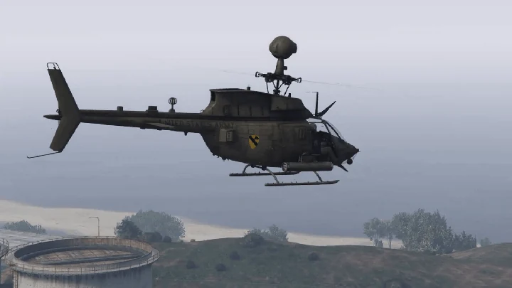 Ливреи 1st Air Cavalry, Израиля и России для OH-58D от SkylineGTRFreak