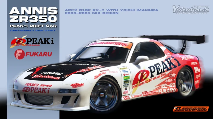 Lore-friendly ливрея APEX D1GP для Annis ZR350 [Replace]