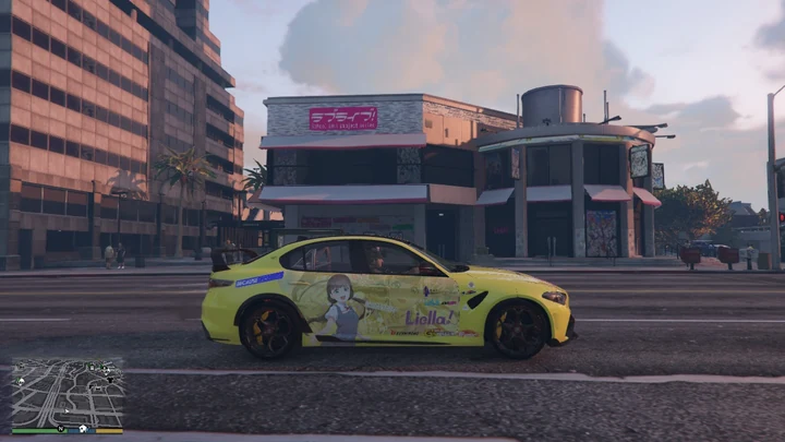 Иташа Kinako Sakurakouji из Love Live! Superstar!! для Alfa Romeo Giulia GTAm 2021