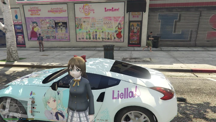 Иташа Tomari Onitsuka из Love Live! Superstar!! для Nissan 370Z 2019