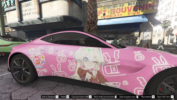 Иташа Rurino Osawa из Link! Like! Love Live! для Aston Martin Vantage 2018