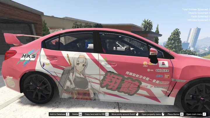 Иташа Shoukaku из Kantai Collection для Subaru WRX STI 2018