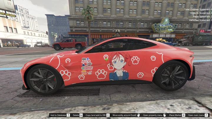 Иташа Mei Yoneme из Love Live! Superstar!! для Aston Martin Vantage 2018