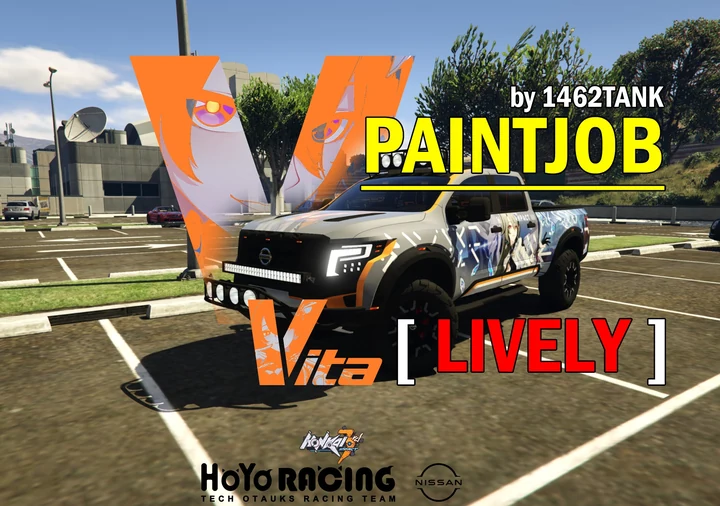 Nissan Titan Warrior 2017 - ливреи Vita из Honkai Impact 3 [4K | Add-On | Replace]