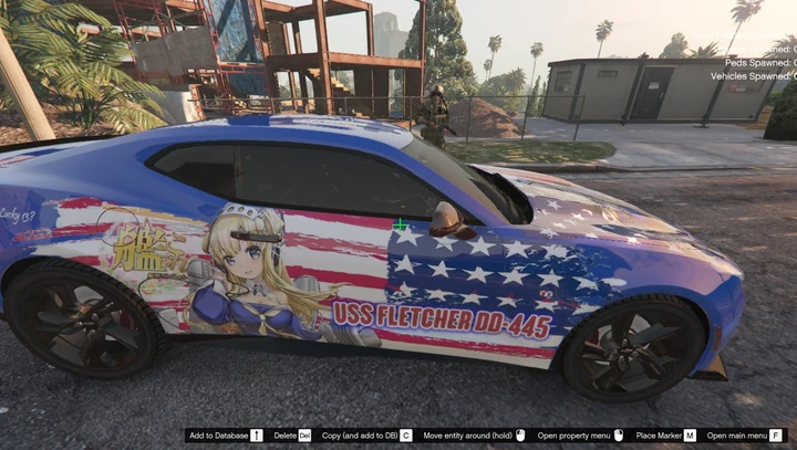 Иташа USS Fletcher из Kantai Collection для Chevrolet Camaro SS 2021