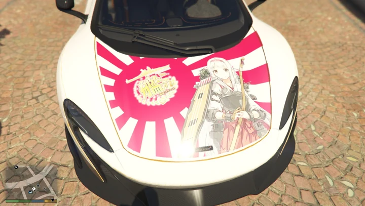 Ливрея Shoukaku из Kantai Collection для McLaren 675LT Spider 2016