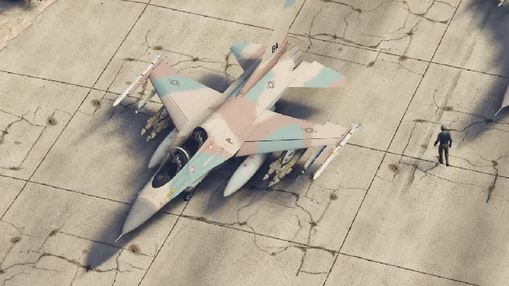 Ливрея из фильма «Железный орел» для двухместного F-16D из WarPackUSA