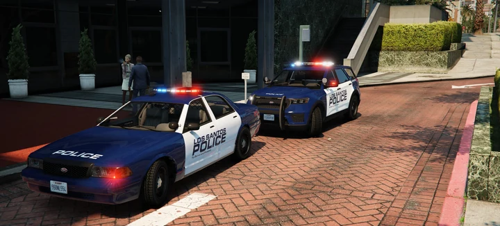 [Lore-Friendly] Набор ливрей полиции Los Santos в стиле служб Онтарио