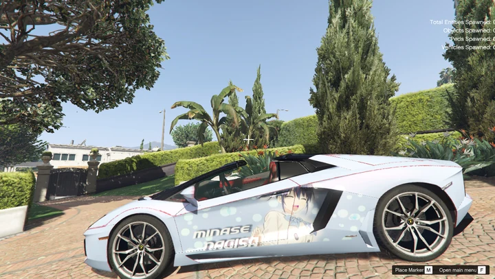 Иташа Нагисы Минасэ для Lamborghini Aventador LP700-4 Uniform-LB 2013