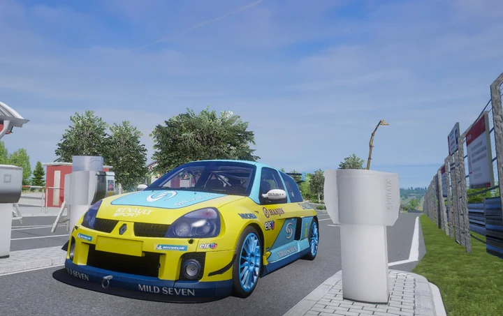 Ливрея в стиле F1 для Clio V6