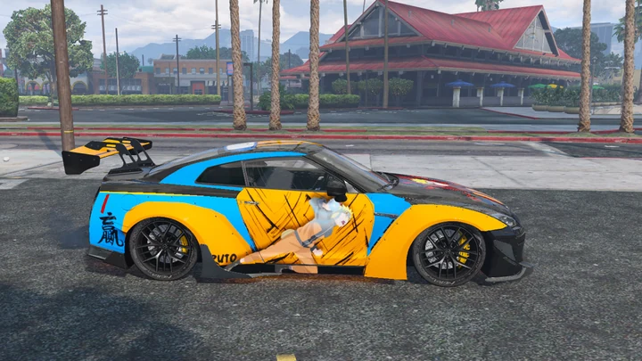 Ливрея Naruto для Nissan GT-R Nismo 2015 от y97y