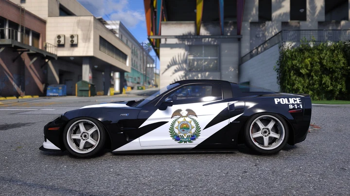Ливрея CROSS из NFS Most Wanted для Chevrolet Corvette