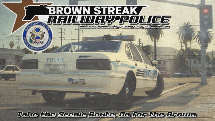 Набор раскрасок правоохранительных служб Brown Streak