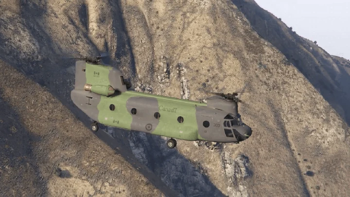 Канадские ливреи для CH-47D от SkylineGTRFreak