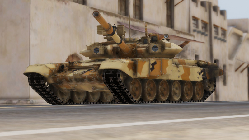 Пустынный камуфляж для T-90A [Ливрея]