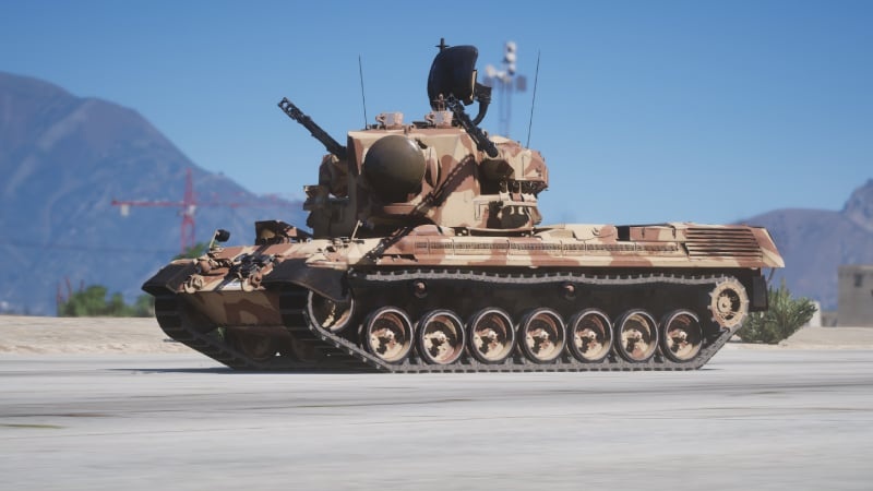 Пустынный камуфляж для FlakPz Gepard [Ливрея]