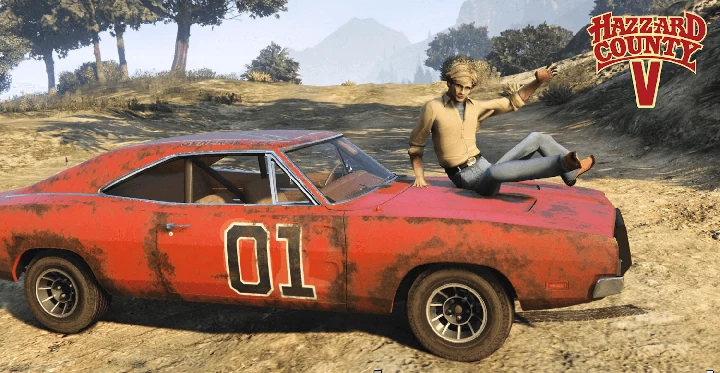 Ржавая ливрея General Lee для Dodge Charger 1969