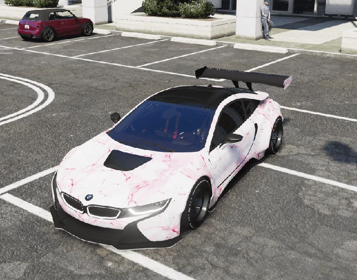Розовые ливреи для BMW i8 Coupe [3 варианта]
