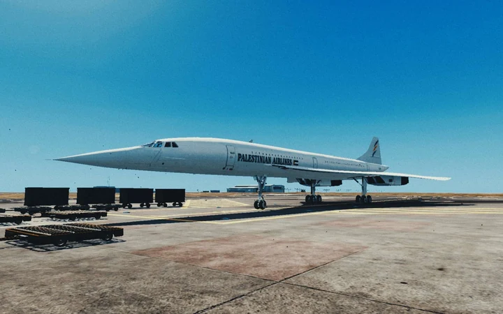 Ливреи Palestinian Airlines для Concorde