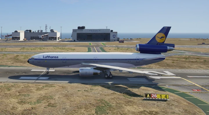 Раскраски Lufthansa для McDonnell Douglas DC-10