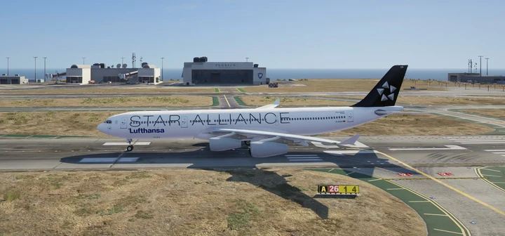 Раскраски Lufthansa для Airbus A340-300 и A340-600