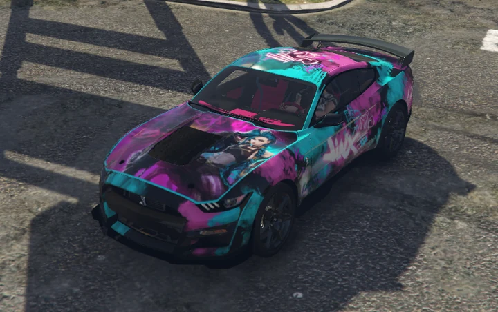 Ливрея Jinx для Ford Mustang Shelby GT500