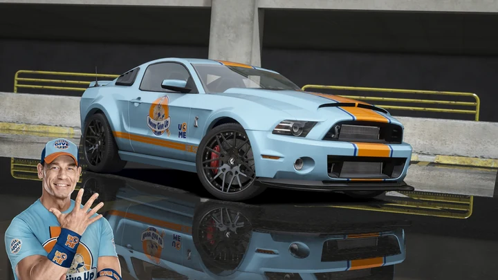 Ливрея John Cena GULF для Ford Mustang GT500 2013