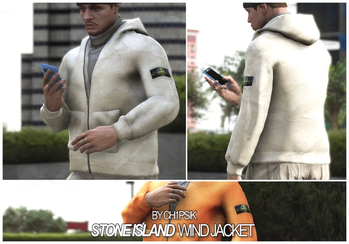 Ветровка Stone Island для мужского MP-персонажа