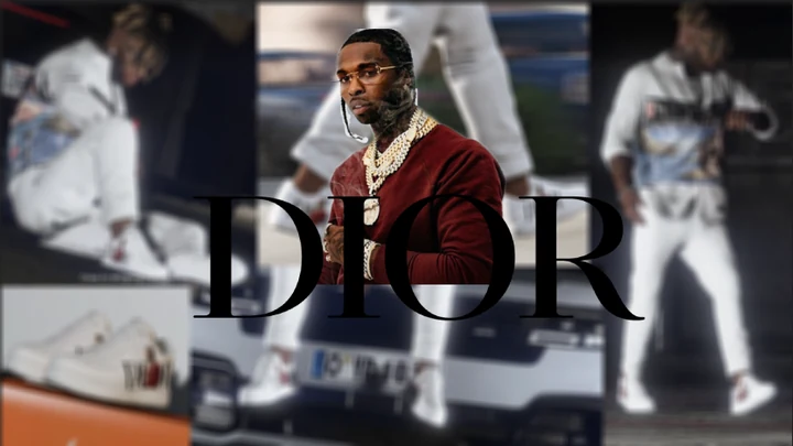 Кроссовки Air Force Dior Pop Smoke для Франклина