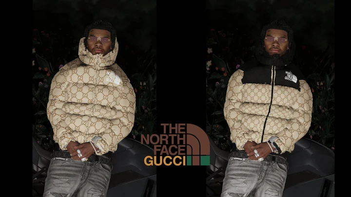 Пуховик The North Face x Gucci для Франклина