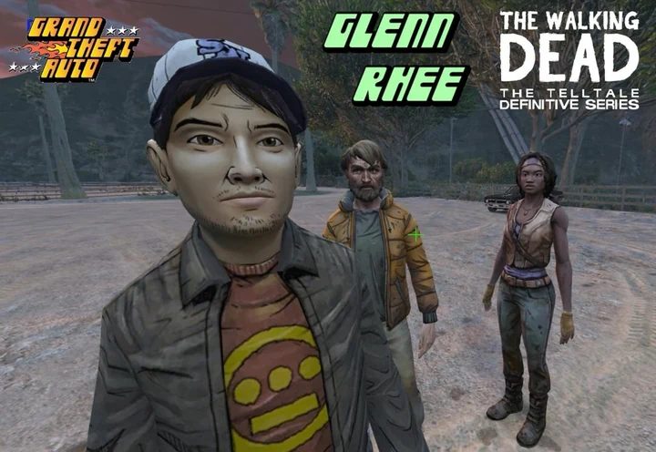 Гленн Ри из The Walking Dead Season 1 от Telltale [Add-On Ped]