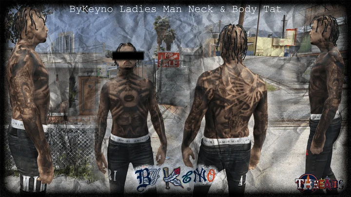 Татуировка Ladies Man на теле мужского MP-персонажа