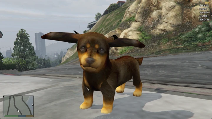 Миниатюрная такса из Nintendogs [Замена мопса]