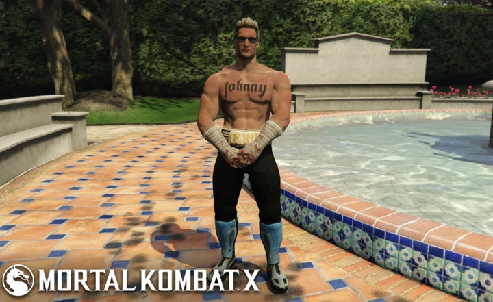 Классический Джонни Кейдж из Mortal Kombat X [Add-On Ped]
