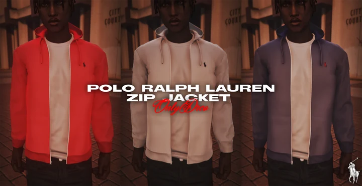 Куртка Polo Ralph Lauren на молнии для мужского MP-персонажа