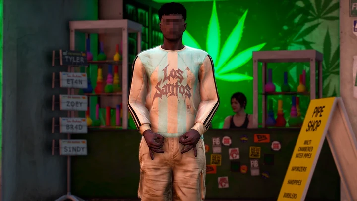 Футболка Los Santos Ruin для мужского персонажа