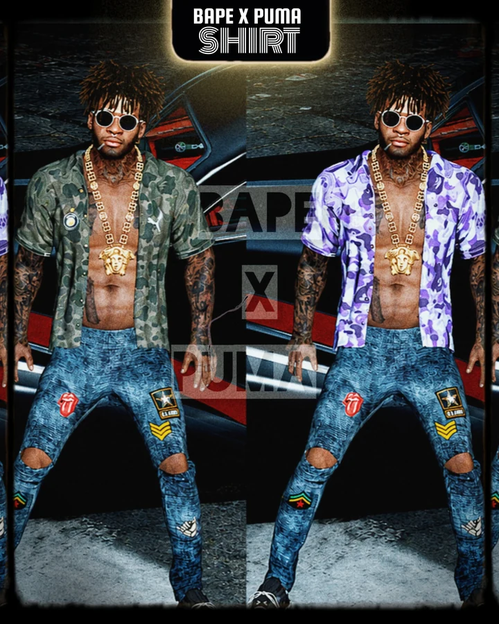 Футболка BAPE X PUMA для Франклина
