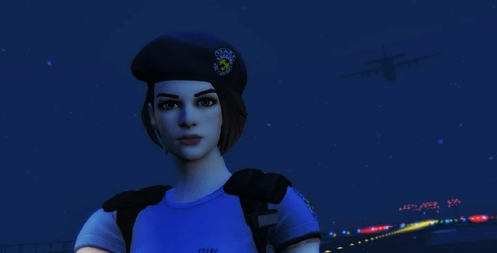 Джилл Валентайн в форме S.T.A.R.S. из Fortnite [Add-On Ped]