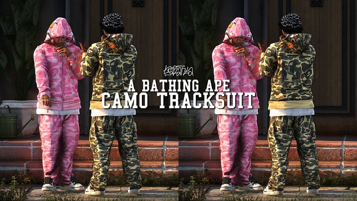 Камуфляжный спортивный костюм A Bathing Ape для MP Male