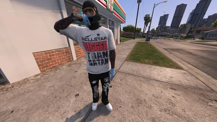 Футболки Hellstar и Off-White