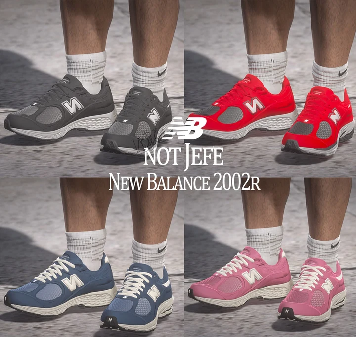 Кроссовки New Balance 2002R для мужского персонажа MP