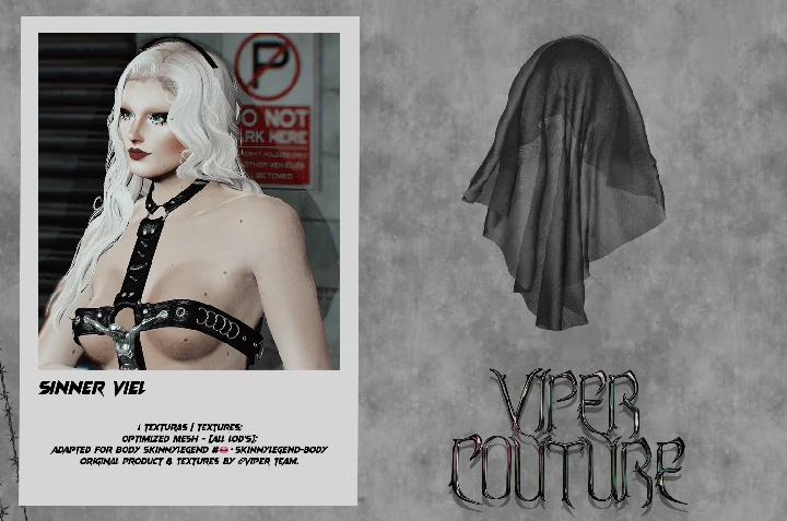 Вуаль Sinner для женского персонажа MP