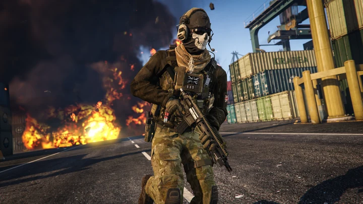 Экипировка лейтенанта Саймона «Гоуста» Райли из MW3 для мужского MP-персонажа