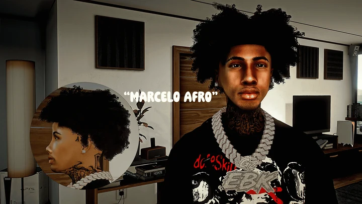 Афро Marcelo для мужского персонажа